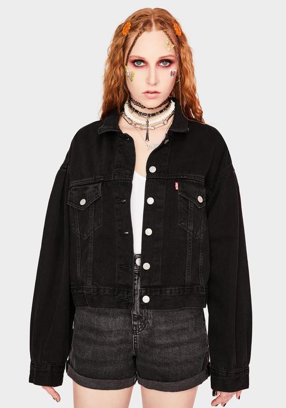 levis pleated trucker jacket