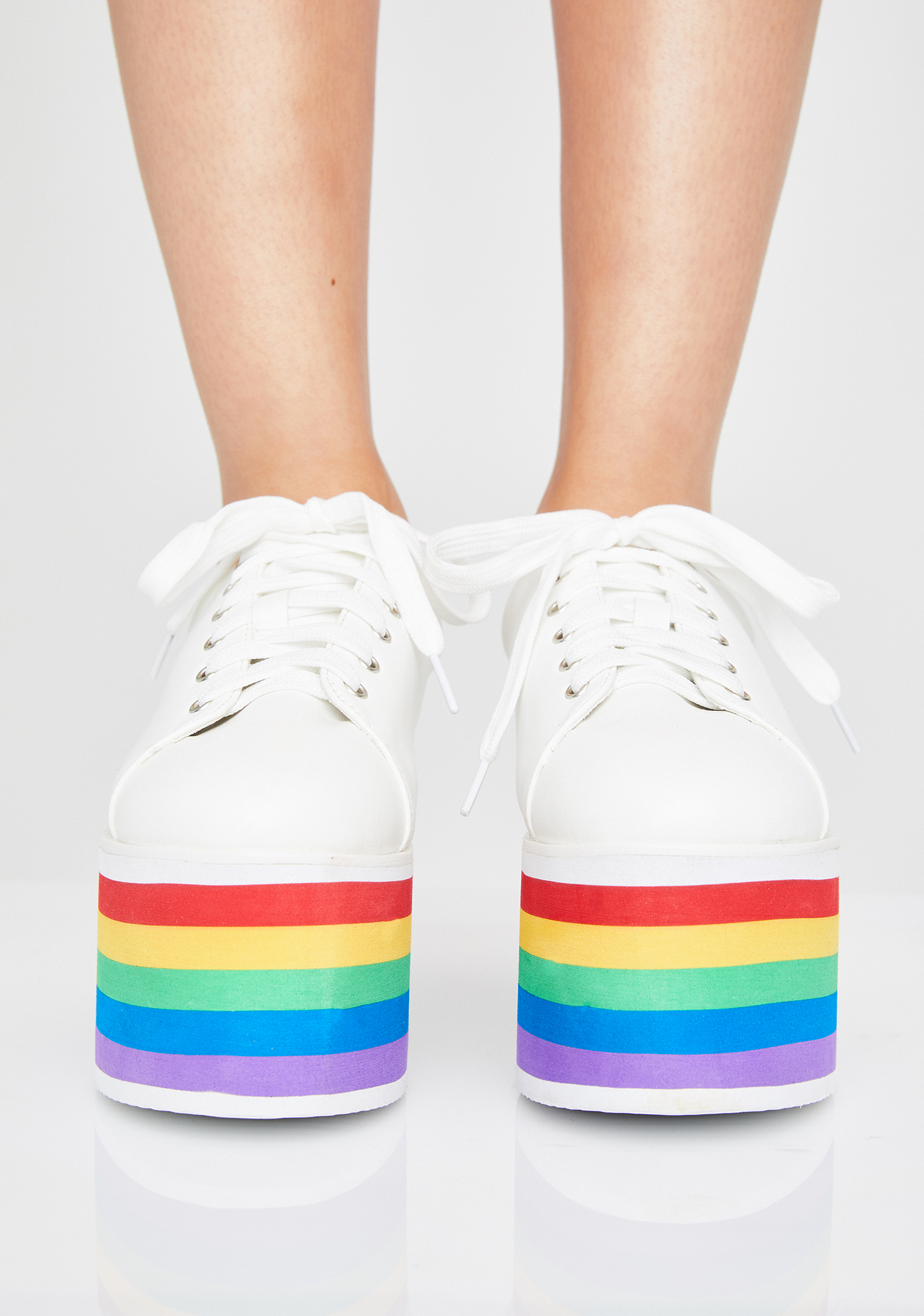 plateau sneaker rainbow