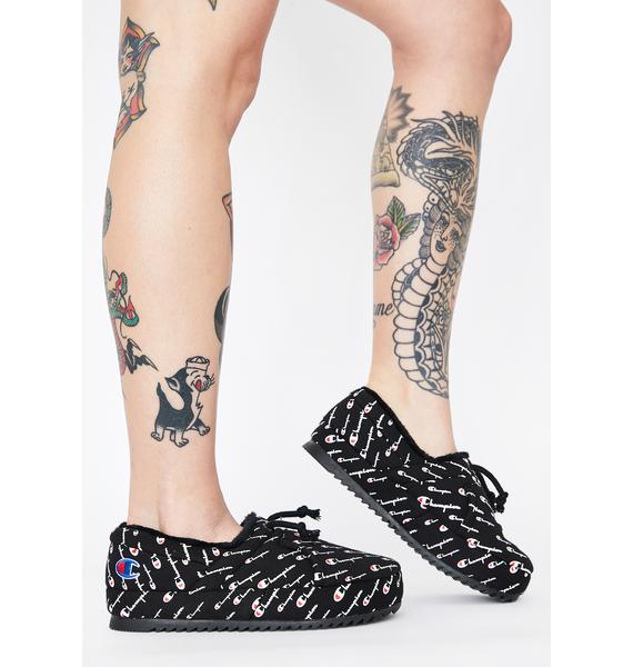 Champion University Script Slippers | Dolls Kill