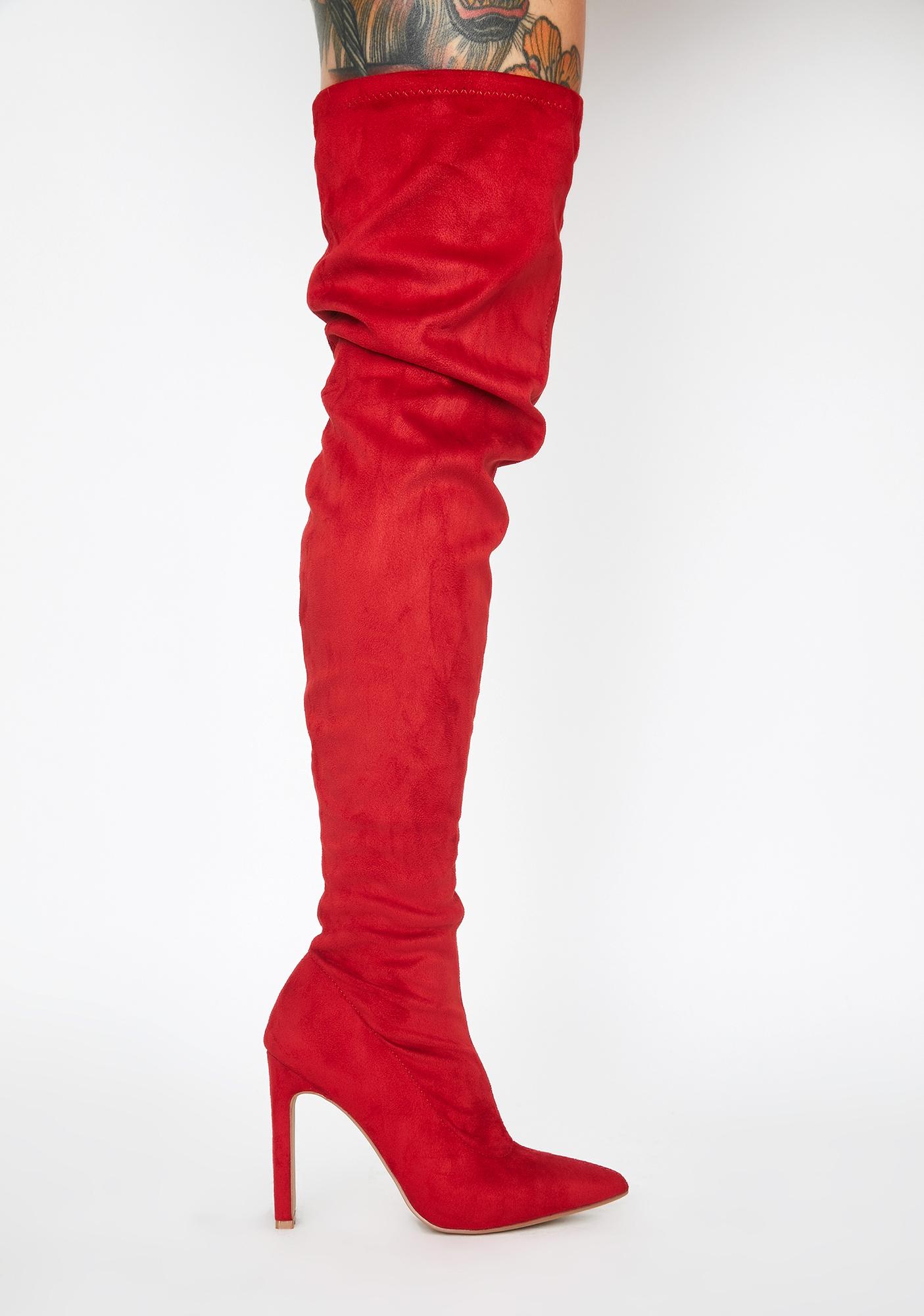 Hot Thigh High Heeled Boots | Dolls Kill