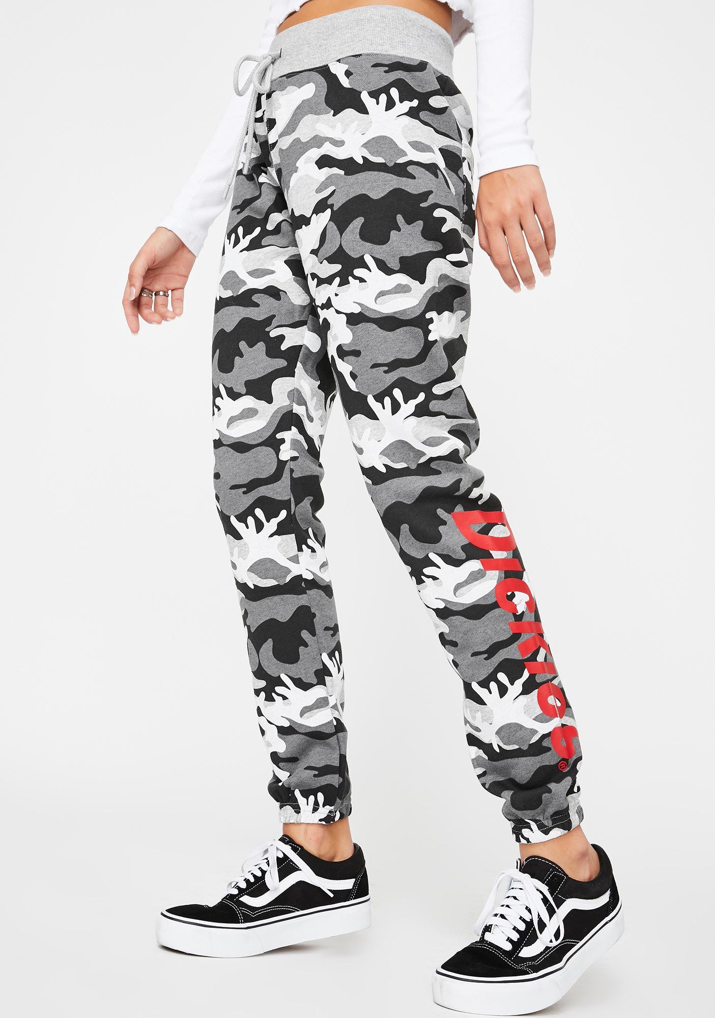 grey camouflage joggers