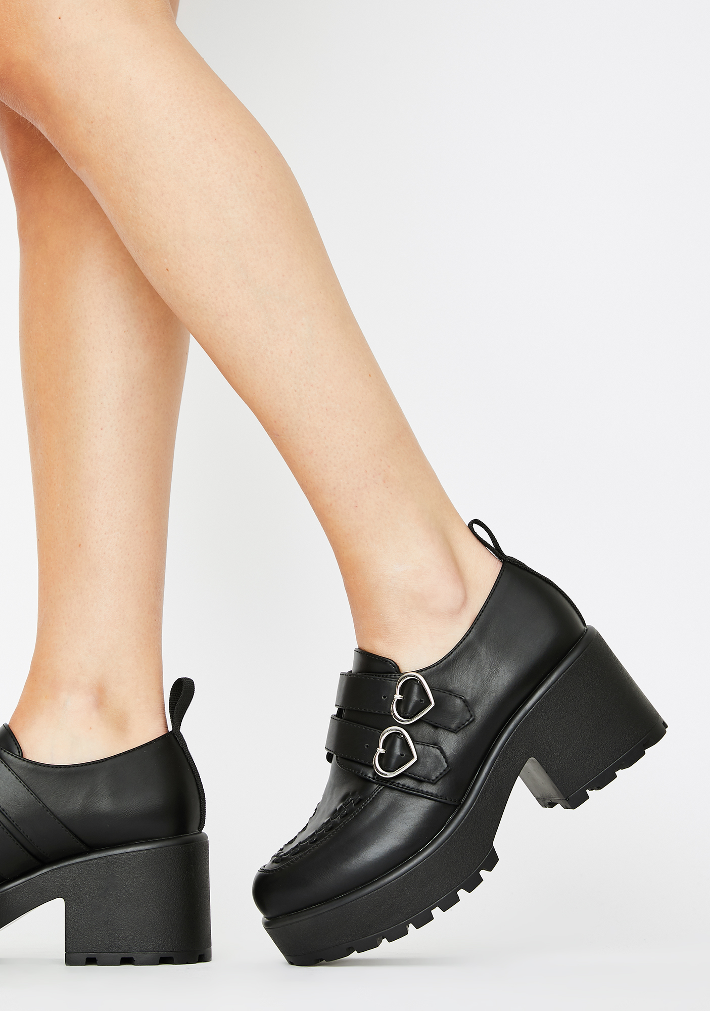 platform chunky oxfords