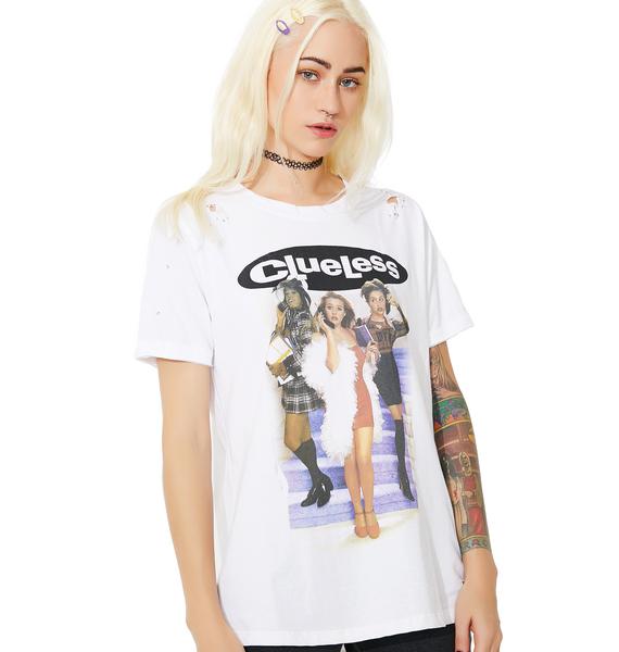Clueless Distressed Graphic Tee | Dolls Kill