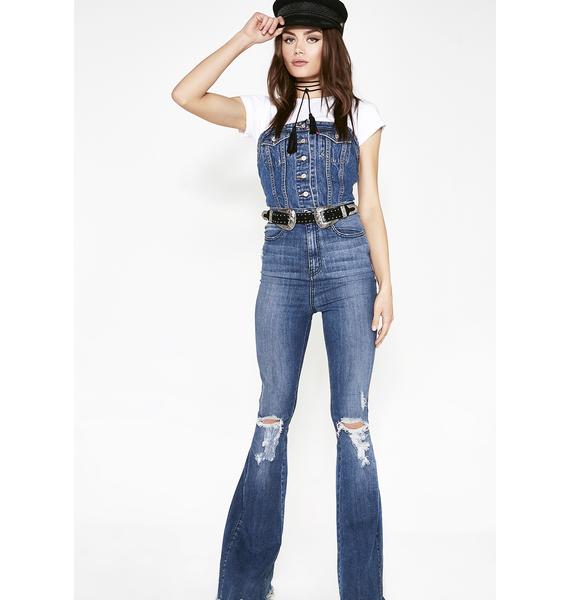 levis denim corset