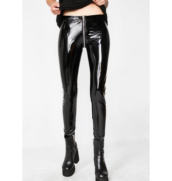 vinyl leggings petite