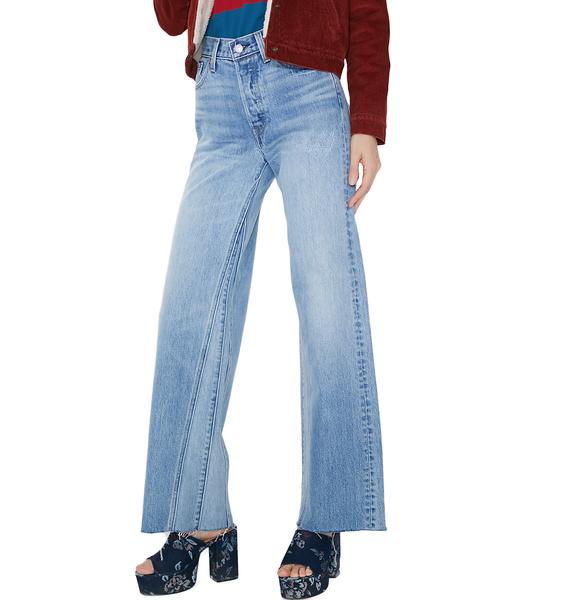 levi's altered wide leg