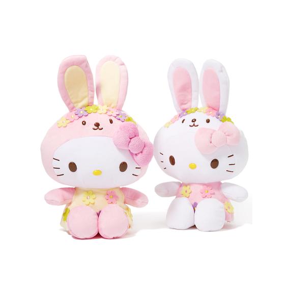 hello kitty bunny stuffed animal