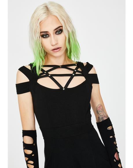 MNML Mercy Me Hooded Dress | Dolls Kill