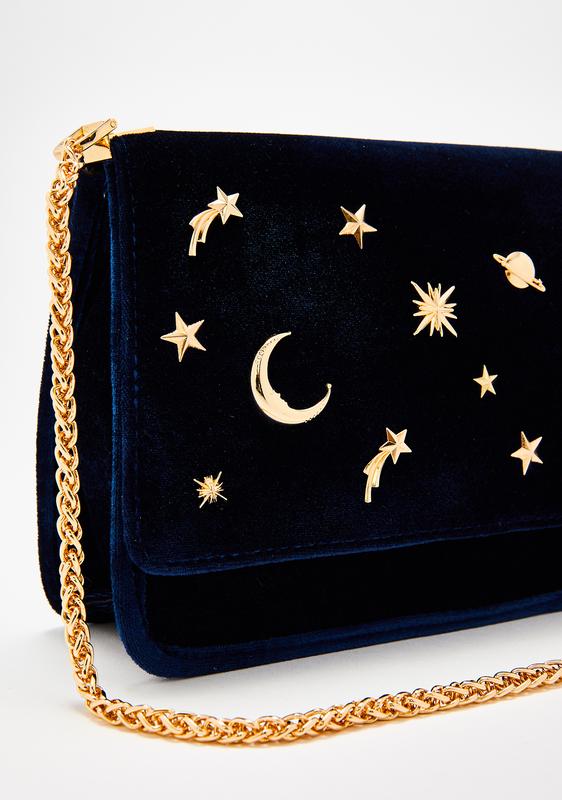 skinnydip night sky purse