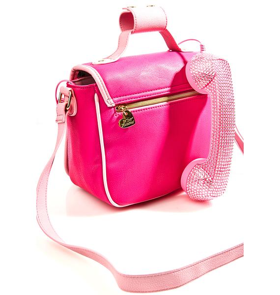 pink telephone bag