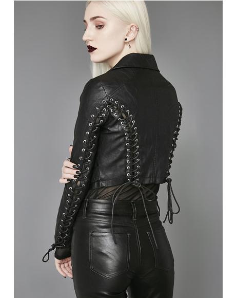 Love In Vein Moto Jacket