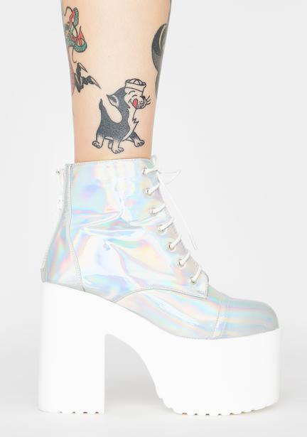 tough attitude platform booties