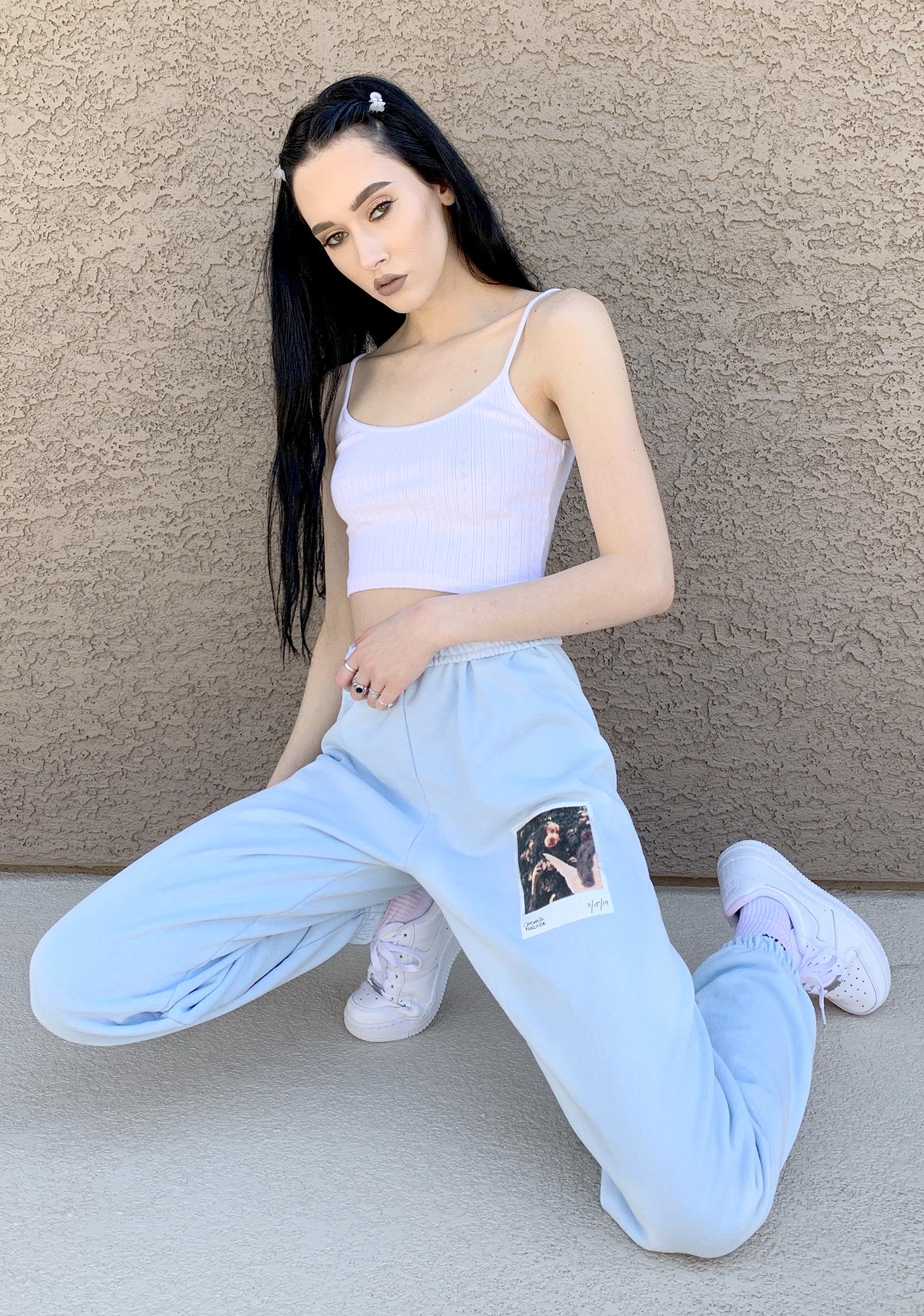 white feelings sweatpants