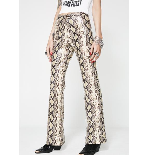 zara python pants