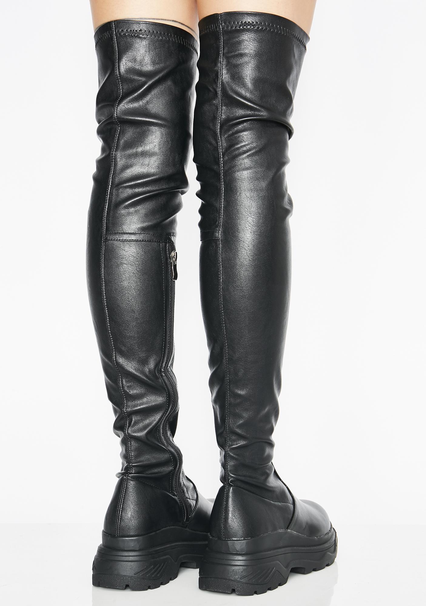 george knee high boots