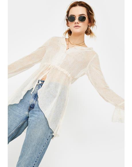 Kasia Sheer Blouse