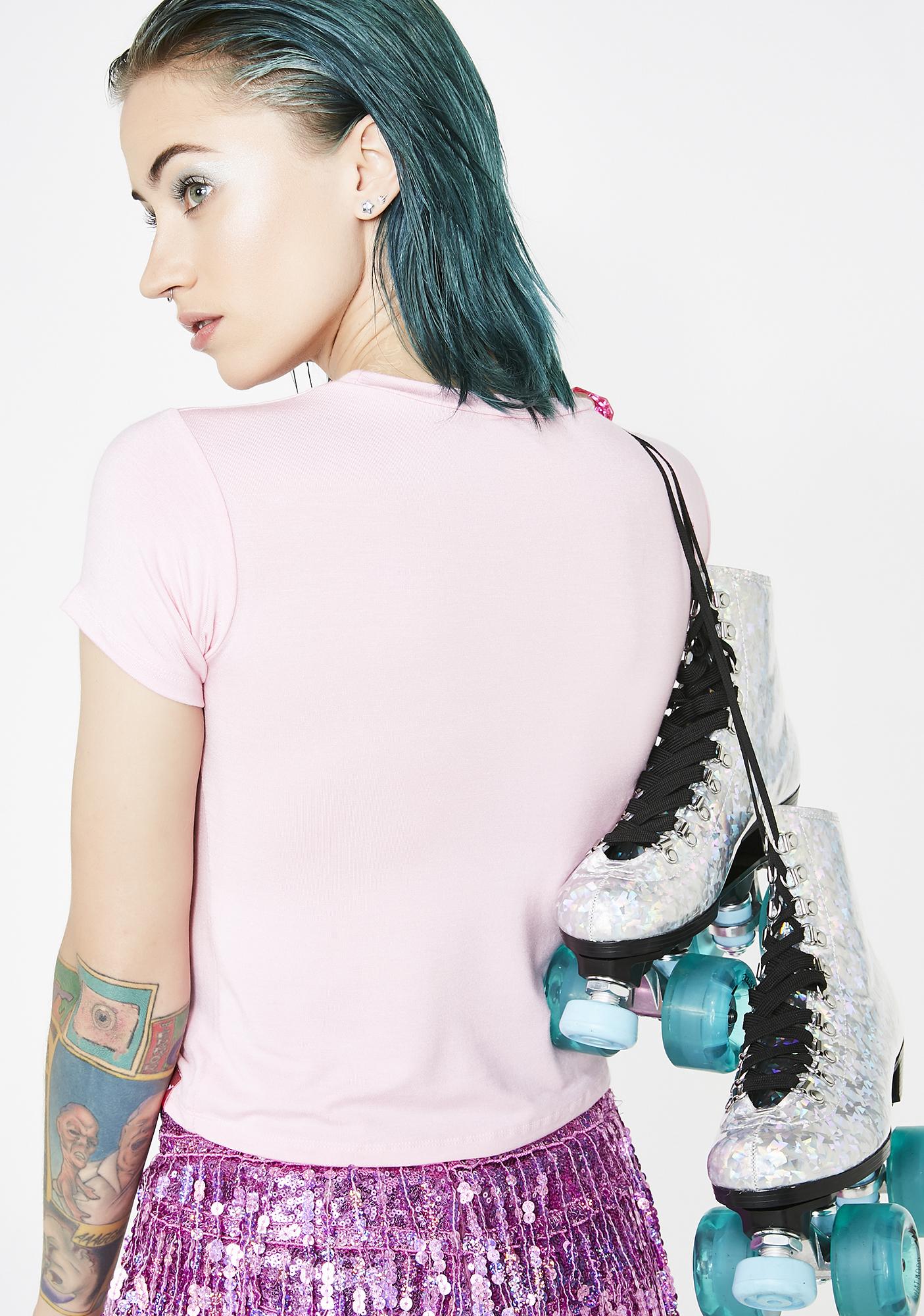 angel roller skate shirt