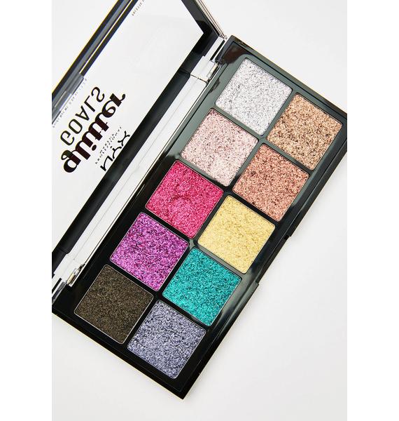 NYX Professional Makeup Glitter Goals Cream Pro Palette Dolls Kill