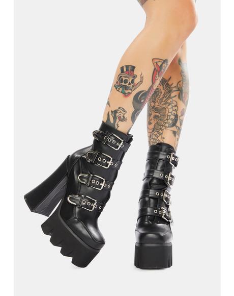 Demonia Trinity Boots | Dolls Kill