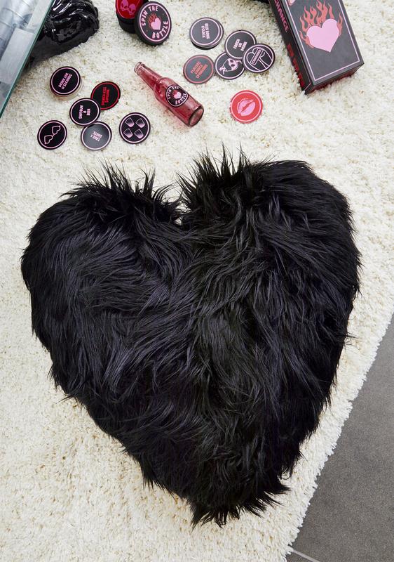 oversized heart pillow