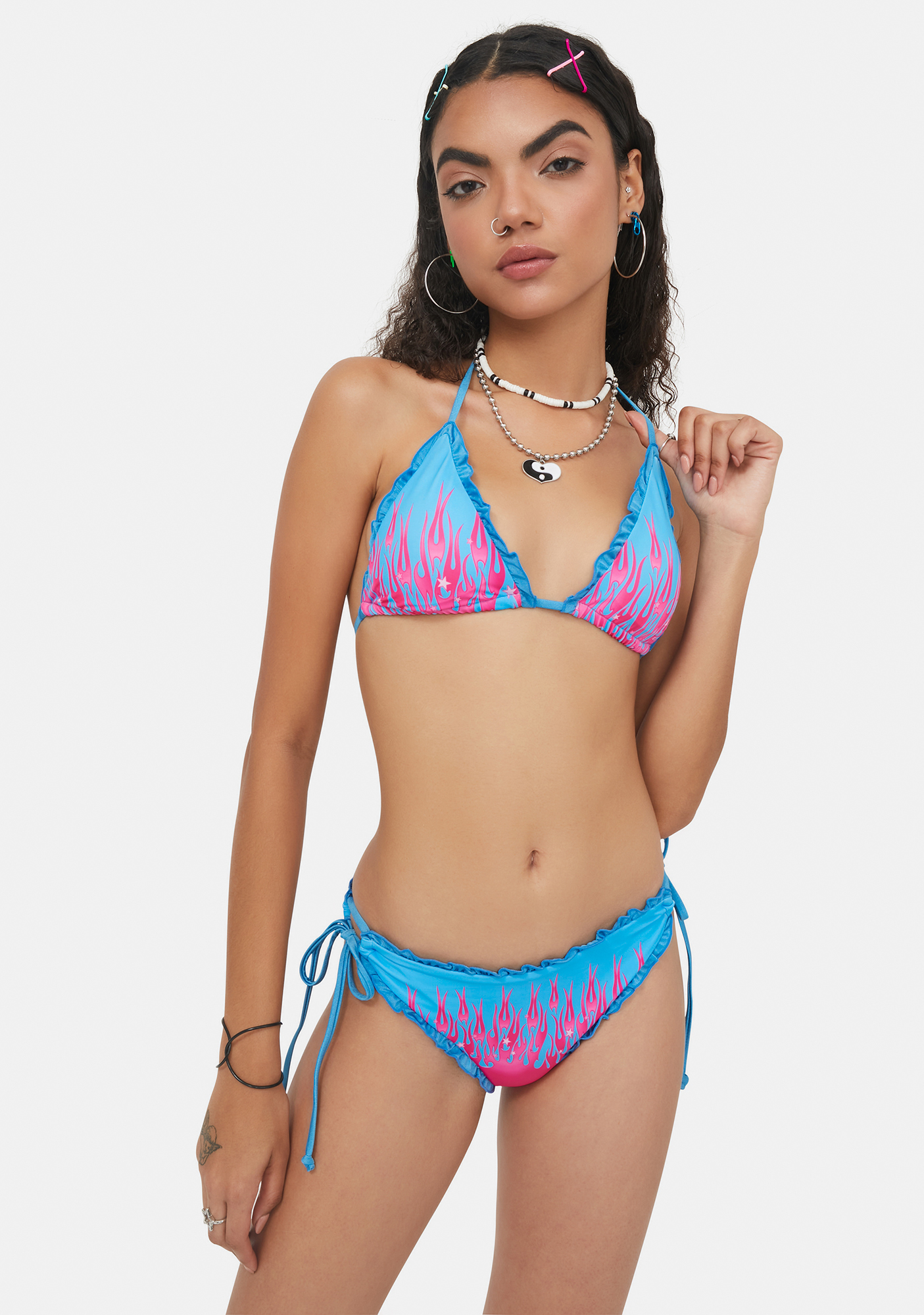 Dollskill Lettuce Hem Bikini My XXX Hot Girl