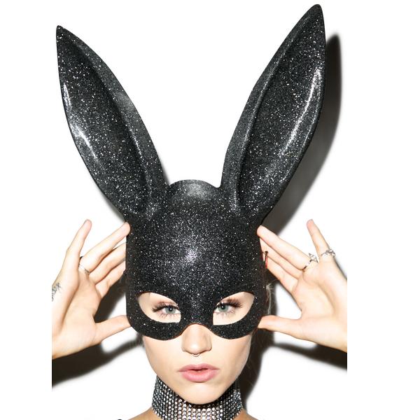Glitter Bunny Mask | Dolls Kill