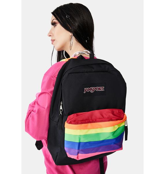 JanSport Rainbow Dreams High Stakes Backpack Dolls Kill