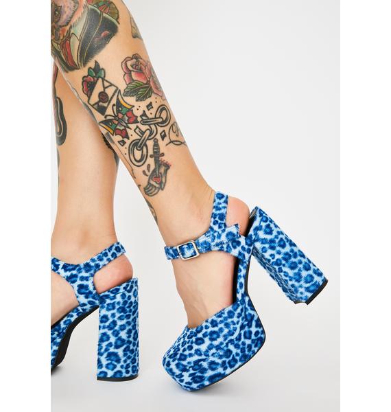 blue cheetah print heels