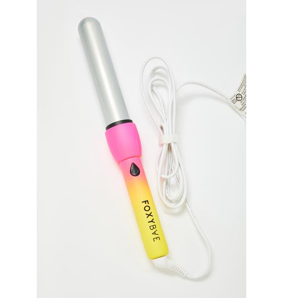FOXYBAE Electric Dream Neon Curling Wand 32M Dolls Kill