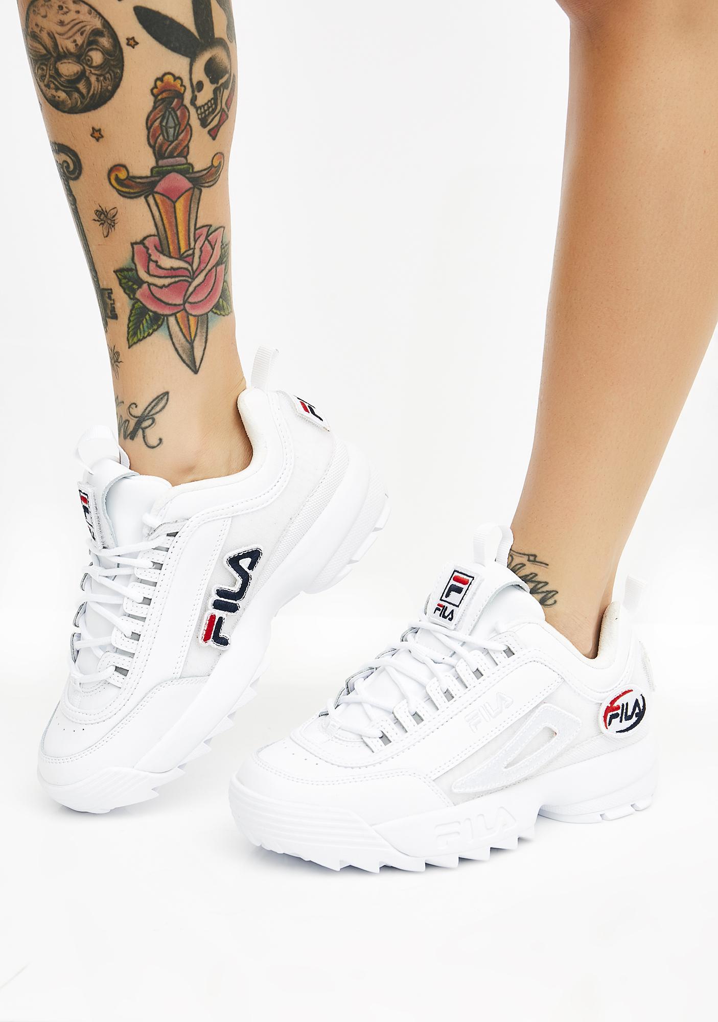 fila disruptor patches
