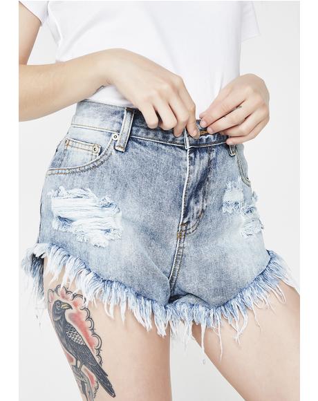 Make It Happen Denim Shorts
