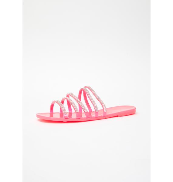 candies rhinestone sandals