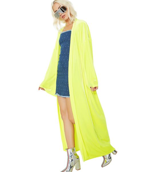 Jaded London Velvet Kimono Dolls Kill