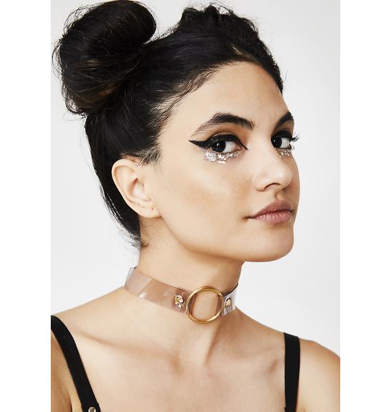 Clear O Ring Choker Dolls Kill
