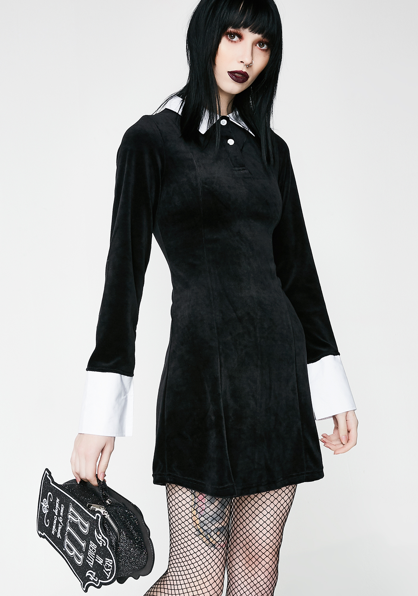 velvet wednesday addams dress