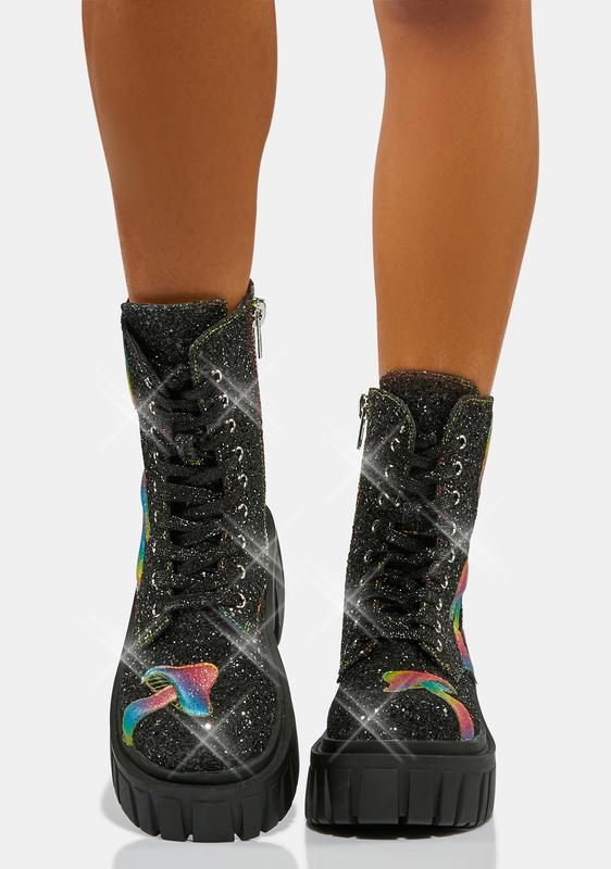 trippy twilight platform boots