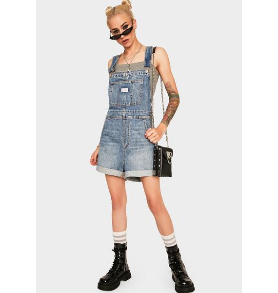 levis denim shortalls