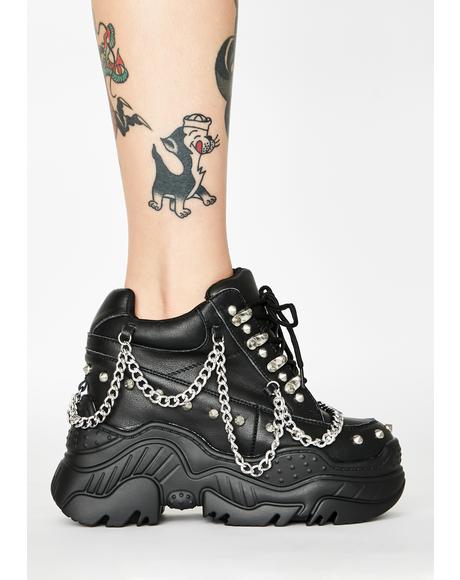 rainbow rebellion platform sneakers
