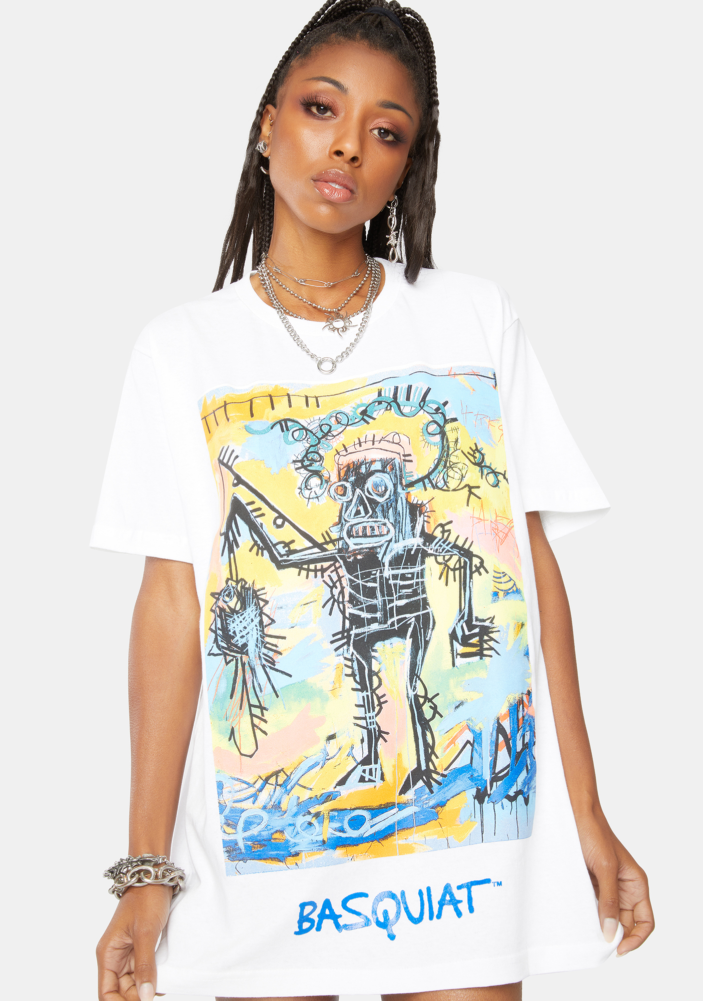 Reason X Basquiat Catch Graphic Tee | Dolls Kill