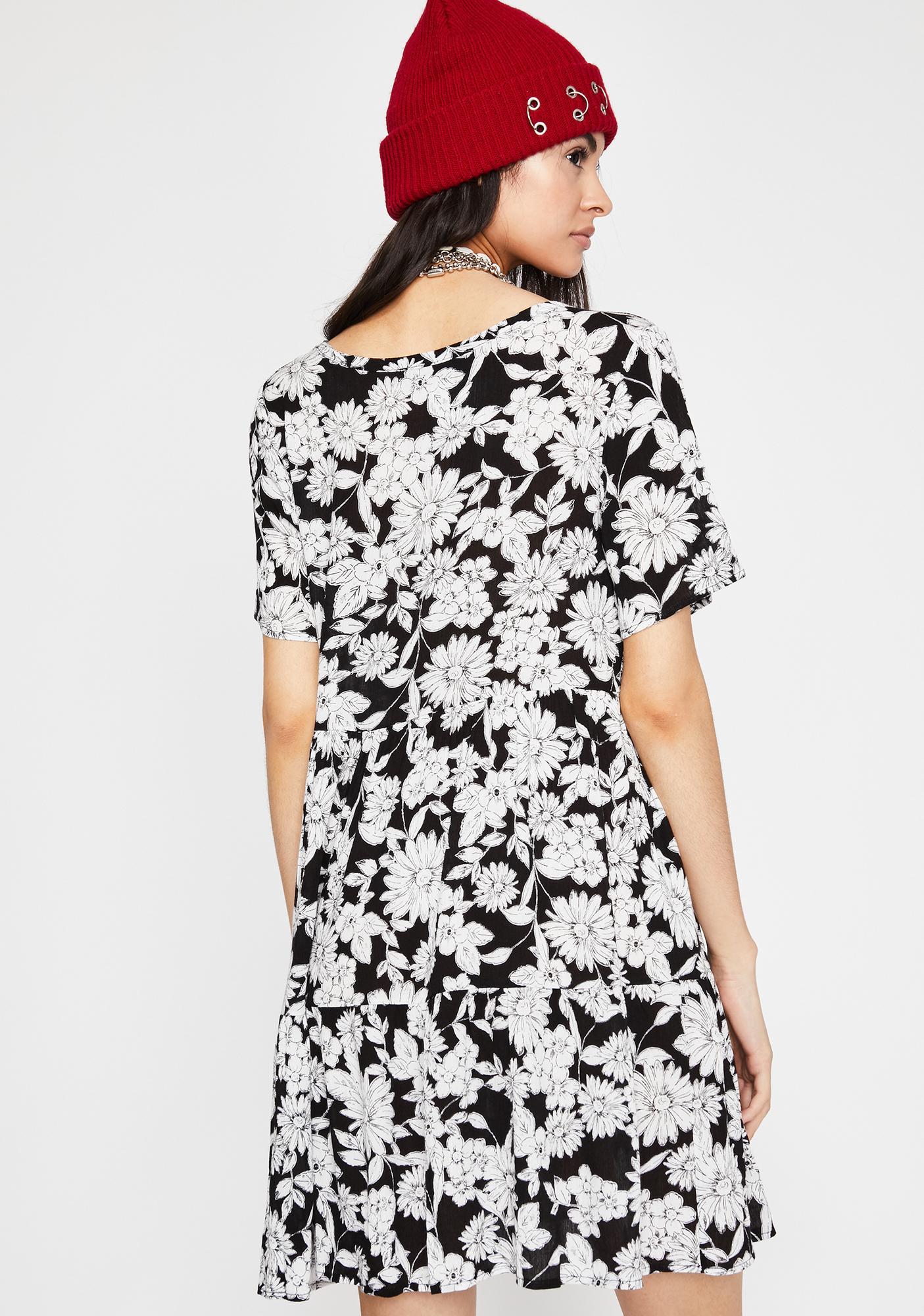 Floral Babydoll Dress Dolls Kill