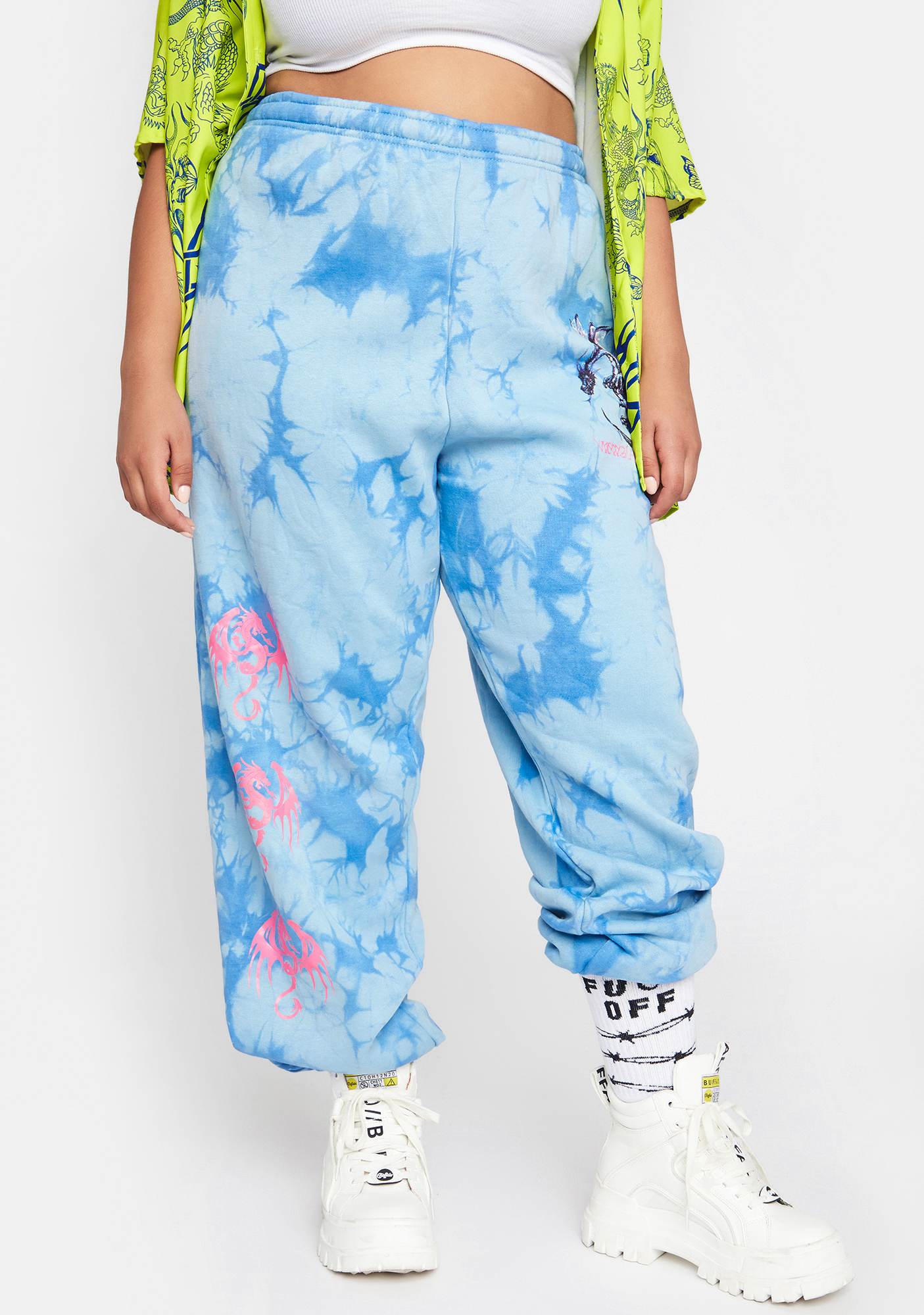 von dutch tie dye joggers