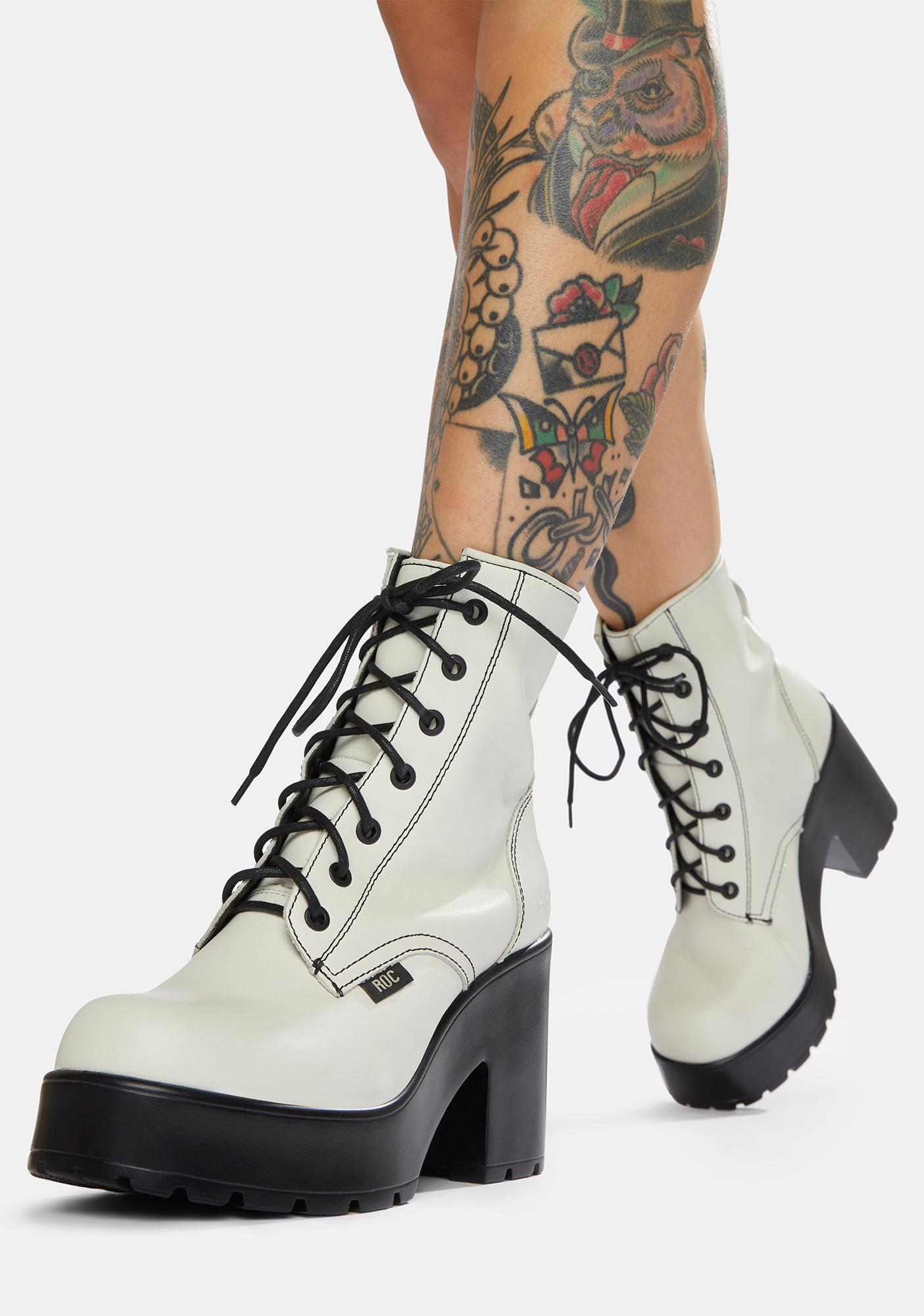 white roc boots