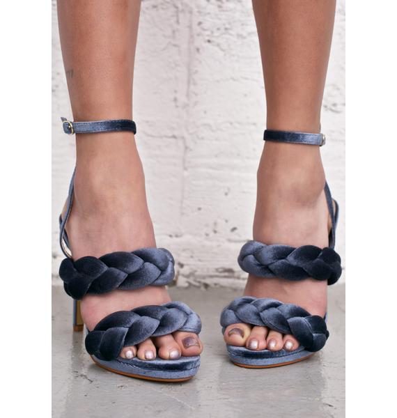 kaanas binjai double braid leather heel