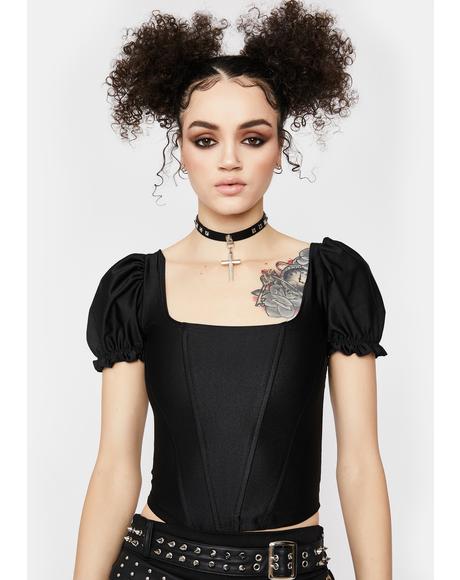 Deluxe Damage Satin Top