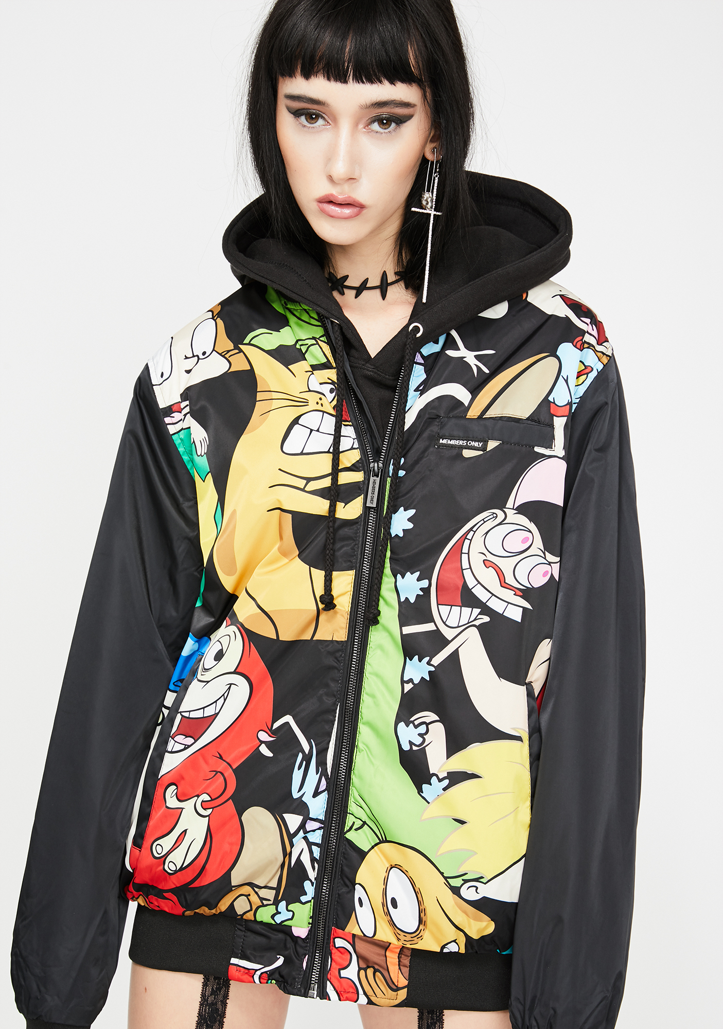 nickelodeon reversible bomber jacket