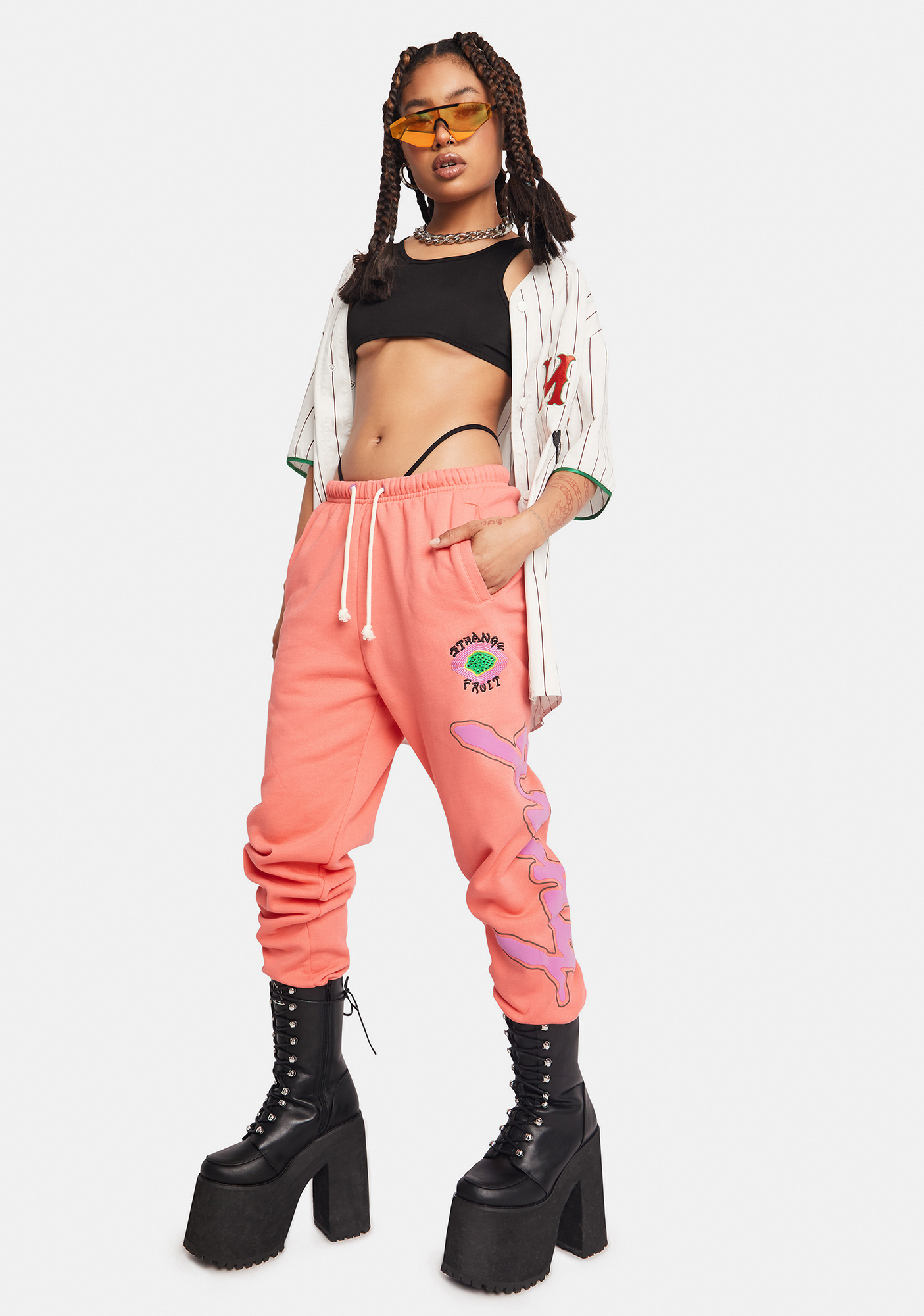 champion coral sweatpants