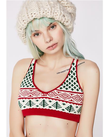 Christmas Tree Bralette