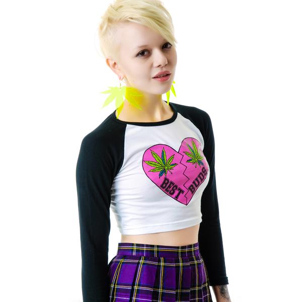 Best Buds Baseball Crop Top | Dolls Kill