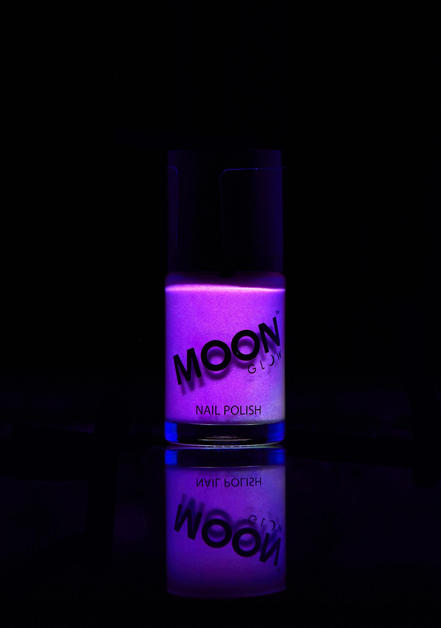 purple glow in the dark nail polish