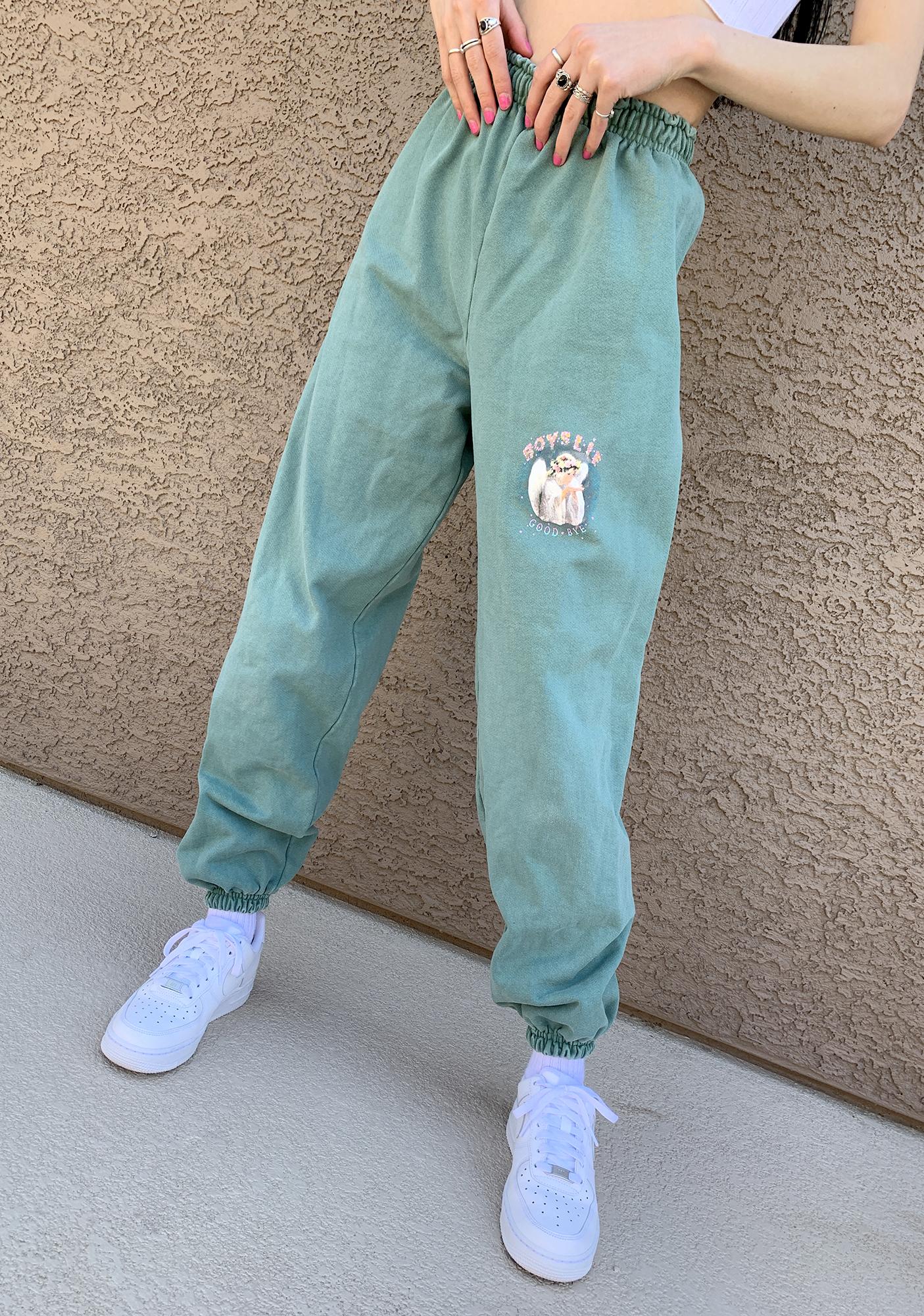 boys green sweatpants